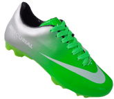 Chuteira Nike Mercurial Vortex Verde e Prata MOD:10702