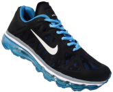 Tênis Nike Air Max 2011 Preto e Azul MOD:10317