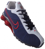 Tênis Nike Shox Turbo V Azul Marinho e Vermelho MOD:10590
