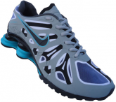 Tênis Nike Shox Turbo 13 Cinza Preto e Verde Água MOD:10347
