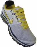 Nike Air Max Flywire 2010 Branco, Preto e amarelo MOD:04