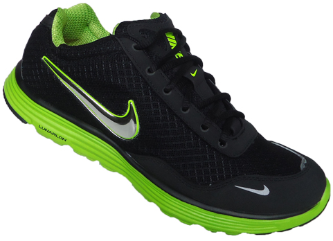 Tênis Nike Lunarglide Dynamic Preto e verde MOD:10261