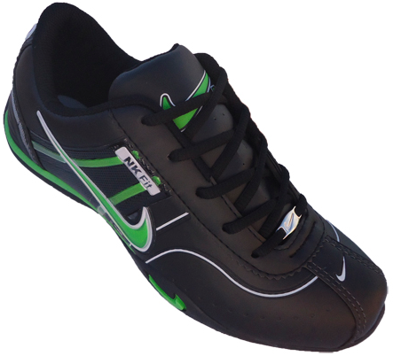 Tênis Nike Fit Preto e Verde MOD:10149